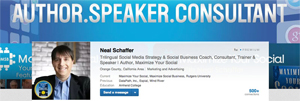 Neil Schaffer's LinkedIn header