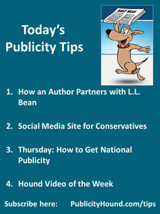 Publicity Hound Tips of the Week-June 4
