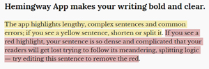 Hemingway App
