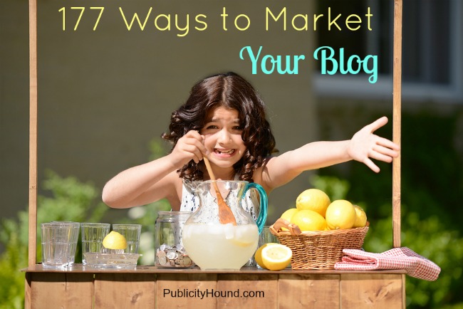 177 ways to market your blog big