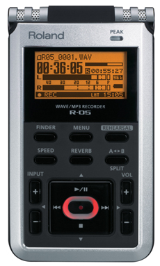 Roland hand-held recorder