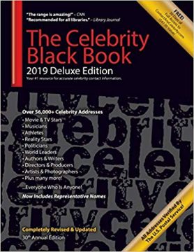 Book of celebrity contacts